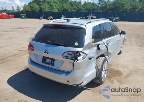 2016 Volkswagen Golf Sportwagen Tsi Sel 4-Door из США, поврежденный, VIN 3VWC17AU2GM510956